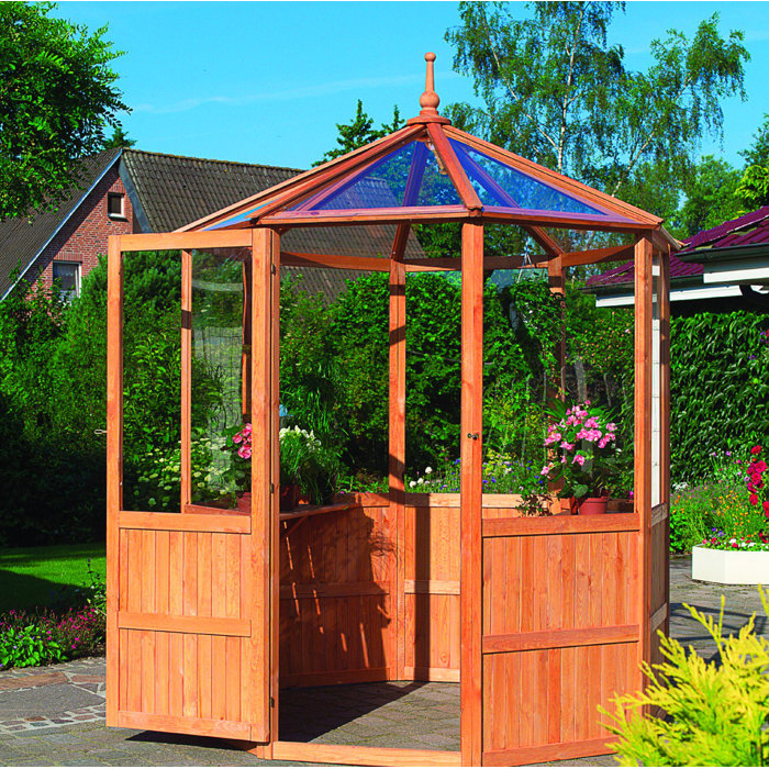 Garten Living 196 cm x 192 cmGewächshaus | Wayfair.de